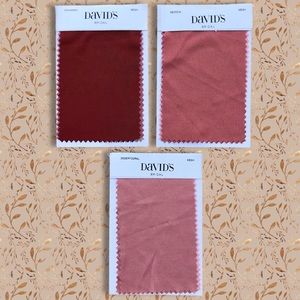 David’s Bridal Fall Swatches